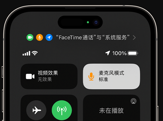 青县苹果授权维修网点分享iPhone在通话时让你的声音更清晰 