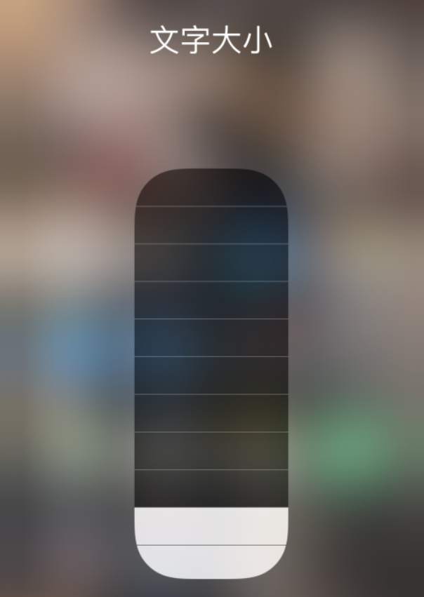 青县苹果手机维修分享小技巧：在 iPhone 控制中心快速调节字体大小 